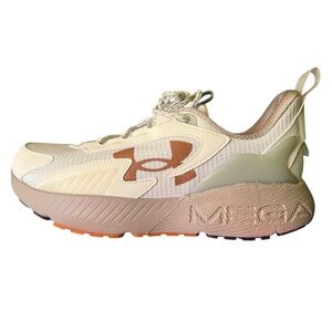 UNDER ARMOUR HOVR MEGA 2 MVMNT UNISEX SHOES / WHITE- BROWN/ SIIZE 7.5 W - 6 M